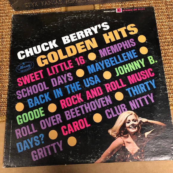 Chuck Berry's Golden Hits Record LP Album 1960's Mercury Records - Picture 1 of 9